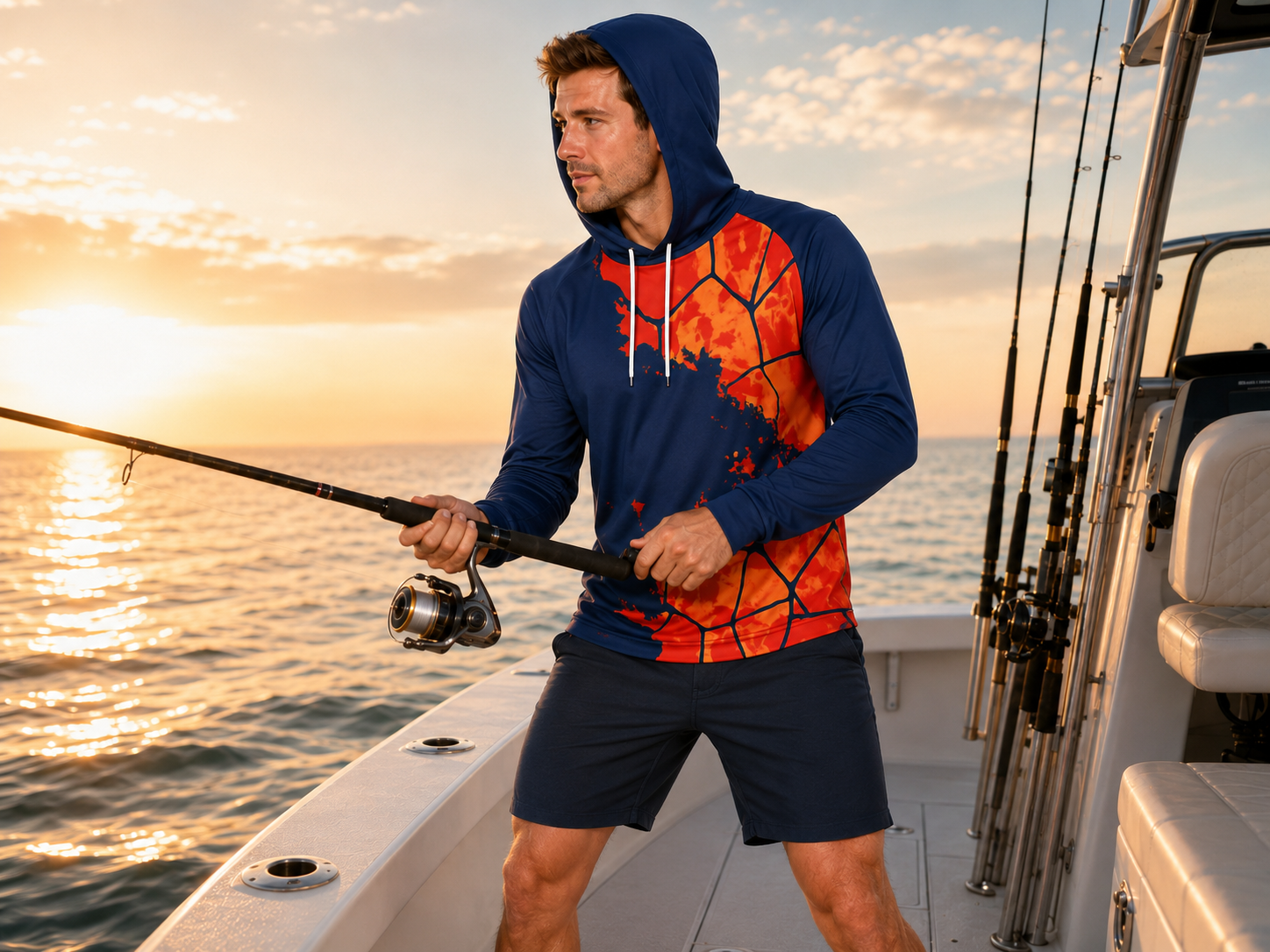 Sublimated Fishing Hoodies